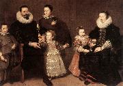 VLIEGER, Simon de Family Portrait ert USA oil painting artist